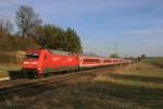 101 051-1 mit RE4040 nach Ingolstadt bei Fahlenbach.