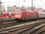 101 011 erreicht Mnchen HBF mit ein IC.