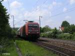 101 092-5 zieht bei Regensburg-Prfering den IC1887 Hamburg  - Mhldorf.