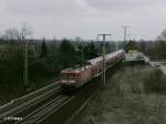 114 029-2 schiebt RE18179 Brandenburg -Frankfurt(Oder) bei Frankfurt/Oder Nuhnen.