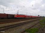 114 035-9 steht mit dem RE38022 nach Magdeburg HBF in Eisenhttenstadt bereit.