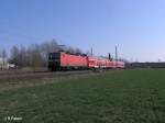 143 959-5 schiebt RE17691 Magdeburg HBf - Leipzig HBF bei Podelwitz.