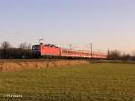 143 902-5 schiebt bei Thngersheim eine RB wrzburg.