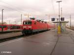 143 010-7 erreicht Leipzig HBF mit einer RB aus Hoyerswerda.