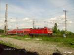 143 812-6 verlsst Frankfurt/Oder mit RB Cottbus.