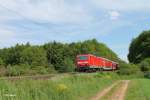 143 248 schiebt bei der Netztrennstelle ihre RB 75 15757 Wiesbaden/Mainz - Aschaffenburg.