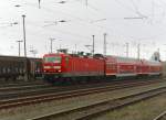 143 221-0 verlsst Eisenhttenstadt mit RB11 Cottbus.