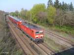 143 928-0 fuhr als S10 nach Leipzig in Schkeuditz ein 23.04.10