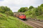 151 076-7 mit Kohlezug bei Postbauer-Heng.