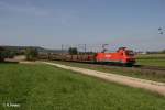 152 042-8 mit leeren Autozug bei Wettelsheim.