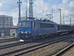 BR 155 026-2 (155 211-6) PRESS mit leeren Holzwagen durch Bremen Hbf am 18.Mrz 2023