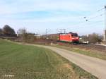 185 006-7 mit gemischten Gterzug bei Fahlenbach.