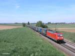 185 382-9 mit LKW-Walter bei Taimering nach Passau.