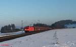 185 287-0 zieht den Kohlependel Linz - Saarbrücken bei Seubersdorf.