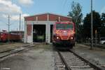 Die neue Werbelok von DB Cargo in Nürnberg.