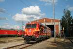 Die neue Werbelok von DB Cargo in Nürnberg.