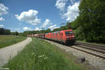 185 269-8 + 185 372-0 ziehen den Erzbomber nach Linz bei Pölling. 14.05.24