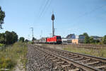 187 194-6 zieht mit einem gemischten Güterzug durch Nürnberg Hohe Marter. 11.08.24
