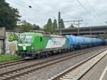 BR 193 988-3 von RTI mit Kesselzug durch HH-Harburg -> Maschen. 22.08.2024