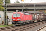 BR 61093 321 D-DB mit KLV-Zug durch HH-Harburg Richtung Maschen.  9.Oktober 2025