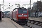 Traxx AC1 146 116 ist im Tausch gegen die Schwarzwaldbahnloks von der Rheintalstrecke gekommen. 
