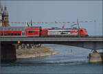 146 230 mit einer vertragswidrig kurzen Schwarzwaldbahn. Konstanz, August 2026.