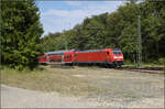 Leihlok 146 202 mit vertragswidrig kurzem Zug nach Konstanz.