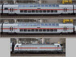 IC2 Zug 4877 Lokseite mit  D-DB 50 80 26-81 660-5 DBpza 682.4 mit 113 Sitzplätzen  D-DB 50 80 16-81 178-0 DApza 687.4 mit 70 Sitzplätzen  91 80 6147 580-5 D-DB  Singen, März 2022.