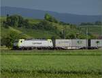 186 158 Captrain bei abziehendem Unwetter in Hügelheim.