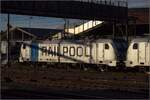 187 001 der Railpool in Pratteln. Dezember 2023.