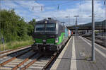 ELL hat den 750. Vectron. 193 756 in Weinheim. Juli 2024.