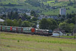 SBBCI-Leasinglok von Beacon Rail 193 665 'Thuner See' mit dem Wetronzug bei Frick.