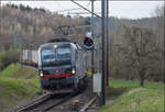 193 456 'Schweizer Bahnhof Basel' von SBBCI bei Lottstetten.