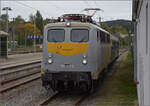 Dampftage Rottweil 2024.

140 797 der NeSA besorgte mit einem luxemburgischen Wegmannwagen den Pendelservice vom Bahnsteig zum BW Rottweil. Zollhaus, Oktober 2024.