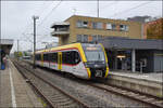 455 012 wartet in Böblingen auf die Fahrt nach Holzgerlingen. Oktober 2026.