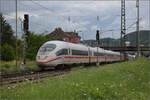 406 084 'Forbach Lorraine' und 403 024 (im Bild) in Weinheim. Juli 2024.