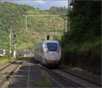 '412 062' ICE 4 Triebzug 9026 in St. Goar. Juli 2024.