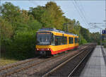 Die Strassenbahn AVG 862 in Germersheim Stadt. September 2026.