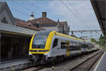 Ausnahmsweise ein Desiro HC in Konstanz mit 1462 003. Juli 2025.