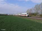 411 059-9 „Passau“ als ICE 1507 Hamburg Altona – Leipzig HBF bei Podelwitz.