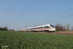 411 011-0  Hansestadt Wismar  als ICE 1699Berlin HBF (Tief) - Passau ei Podelwitz.