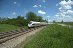 411 066  Bingen am Rhein  als ICE 28 Wien - Koblenz bei Pölling. 14.05.24