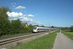 411 029-2  Kiel  als ICE 90 Wien - Hamburg Altona  Donauwalzer  bei Pölling. 14.05.24