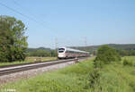 411 010-2  Naumburg Saale  als ICE21 Frankfurt/Main - Wien bei Pölling. 20.05.24