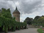 (183'786) - Der Wasserturm mit Bumen am 21.