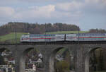 IC2 4905 mit 147 578 auf dem Eglisauer Viadukt über den Rhein.