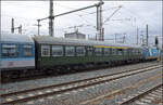 Der gr�ne Silberling ist ein Sonderling oder ein Wegmannwagen aus Luxemburg. D-GfG 50 80 31-34 113-6 ABnrz lautet seine Kennung. Zusammen mit 101 133 geht die RB 31 auf die Reise nach Moers. Duisburg, Februar 2026.