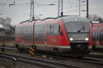 642 579 als RB11(Tessin-Wismar)bei der Einfahrt im Rostocker Hbf.04.01.2019