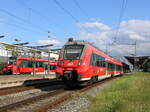 442 341 als S1(Rostock-Warnemünde)bei der Ausfahrt im Rostocker Hbf.10.08.2024