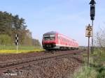 610 506-9 bei Richt bei Schwandorf mit RB Regensburg.